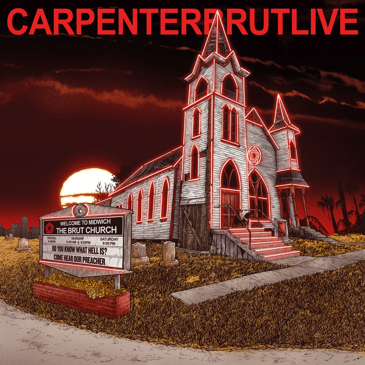 Cover of CARPENTERBRUTLIVE by Carpenter Brut
